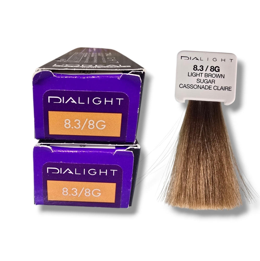 L'Oreal Professionnel DIALight 2 Tubes Ammonia-Free 8.3/8G Light Brown Sugar